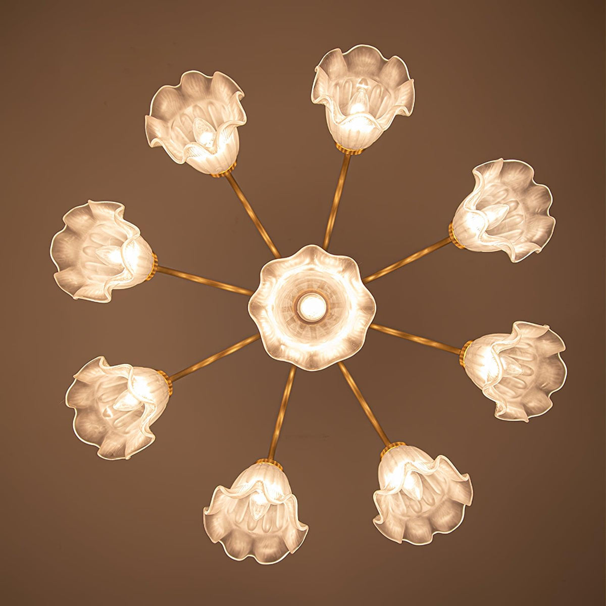 Dirixel candelabru din sticlă, de lux