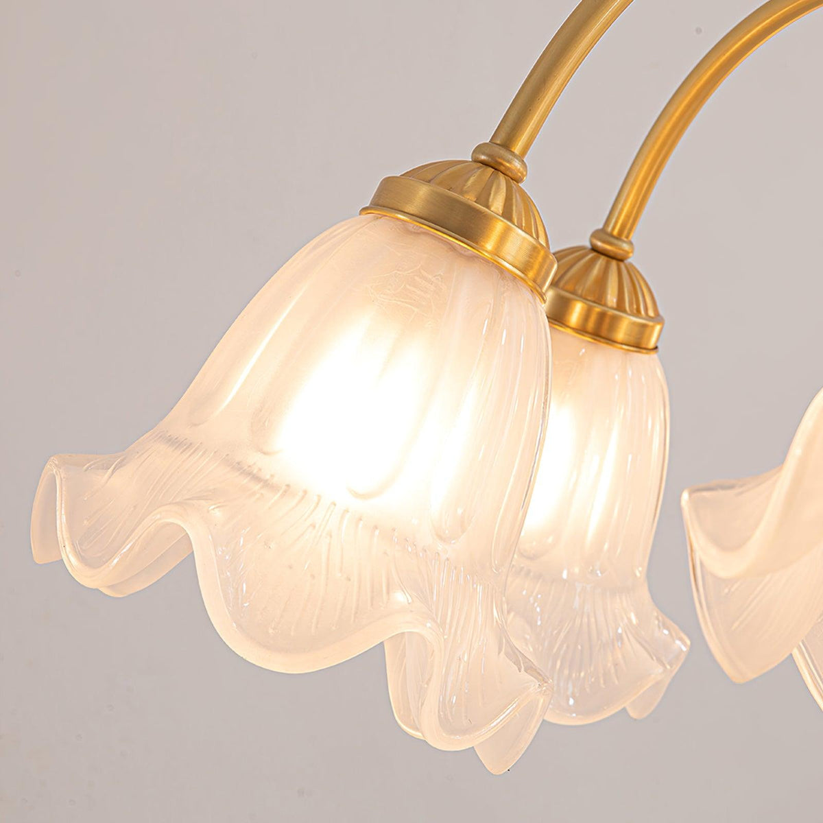 Dirixel candelabru din sticlă, de lux