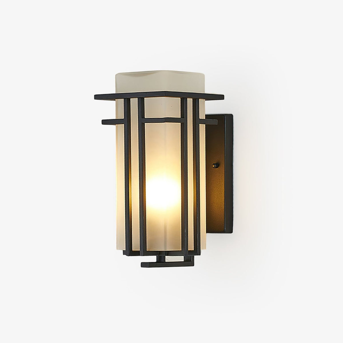 Wilen aplică de perete pentru exterior din fier, retro, în formă de lanternă