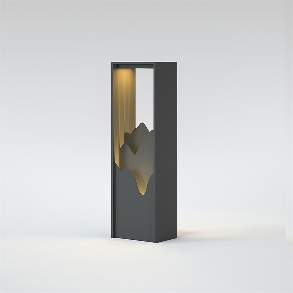 Zen corp de iluminat pentru exterior din acril, rustic