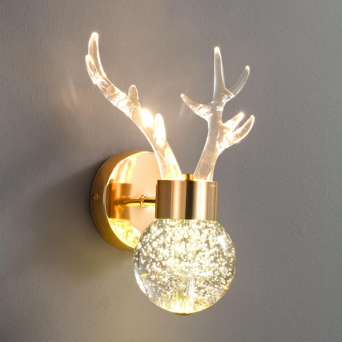 Cexi aplică de perete postmodernă lux cu cercuri din cristal