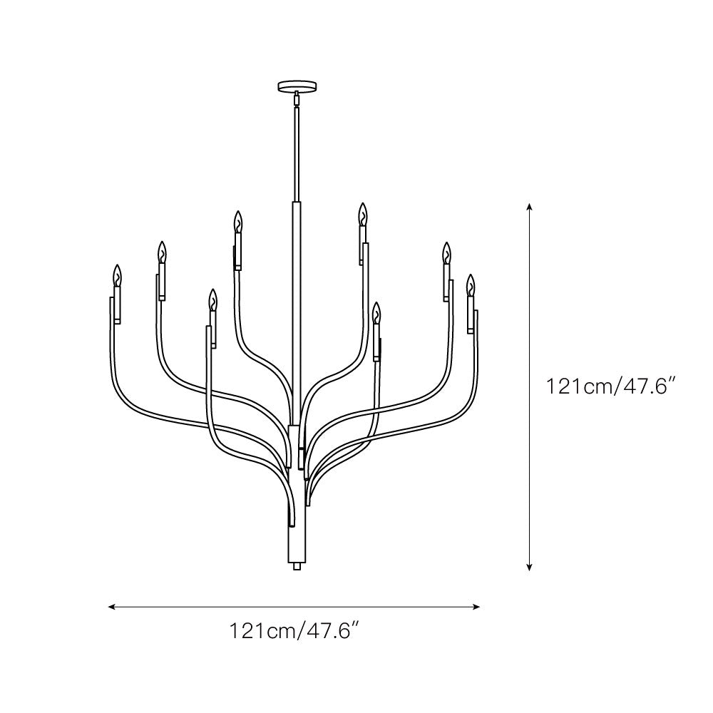 Acariel candelabru