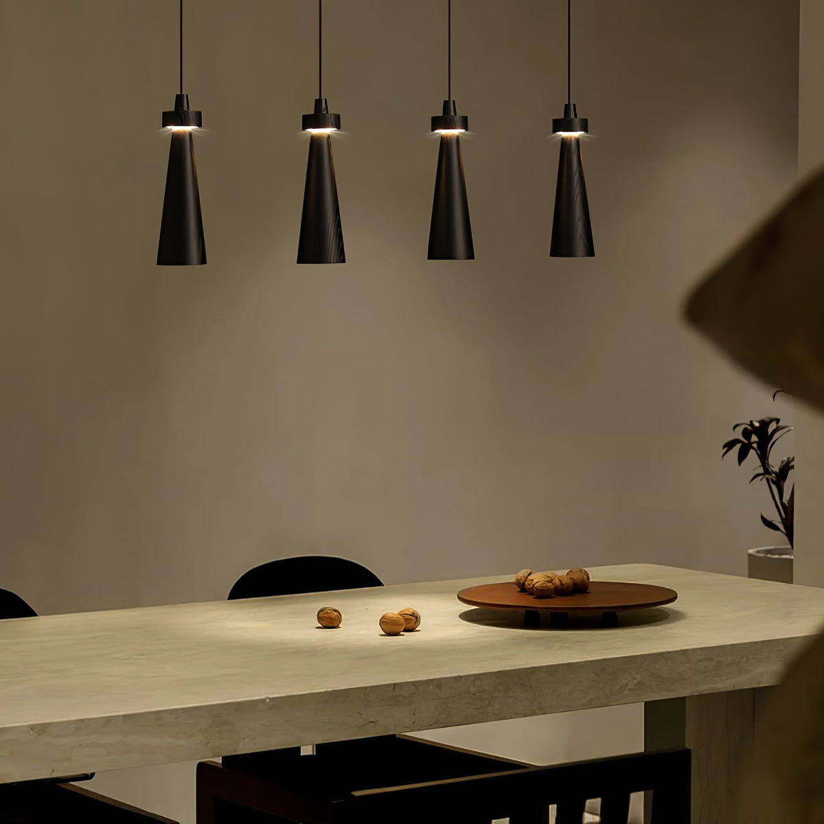 Tesno lampă suspendată minimalistă din lemn