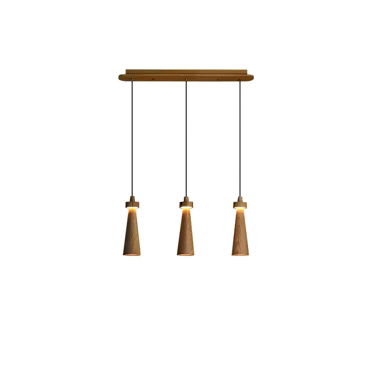 Tesno lampă suspendată minimalistă din lemn