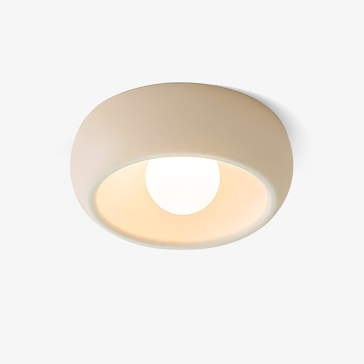 Talemu plafonieră din sticlă, modernă, minimalistă, rotundă