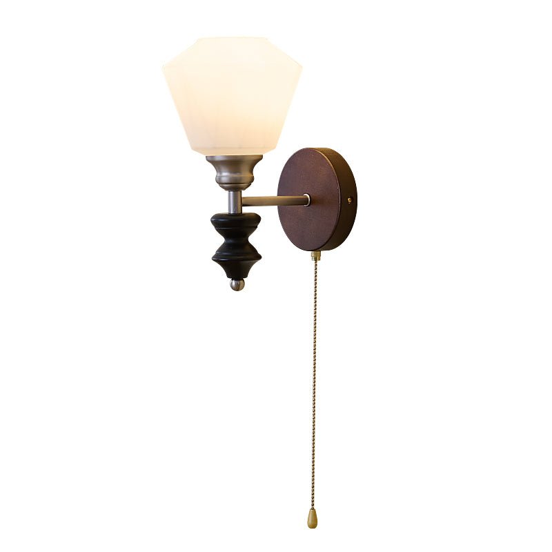 Lucille Elegance clasic Art sticlă lemn aplică de Perete