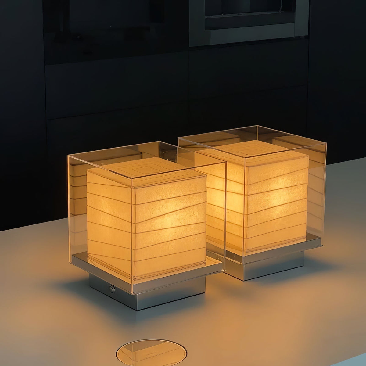 Pryn Cube lampă de masă