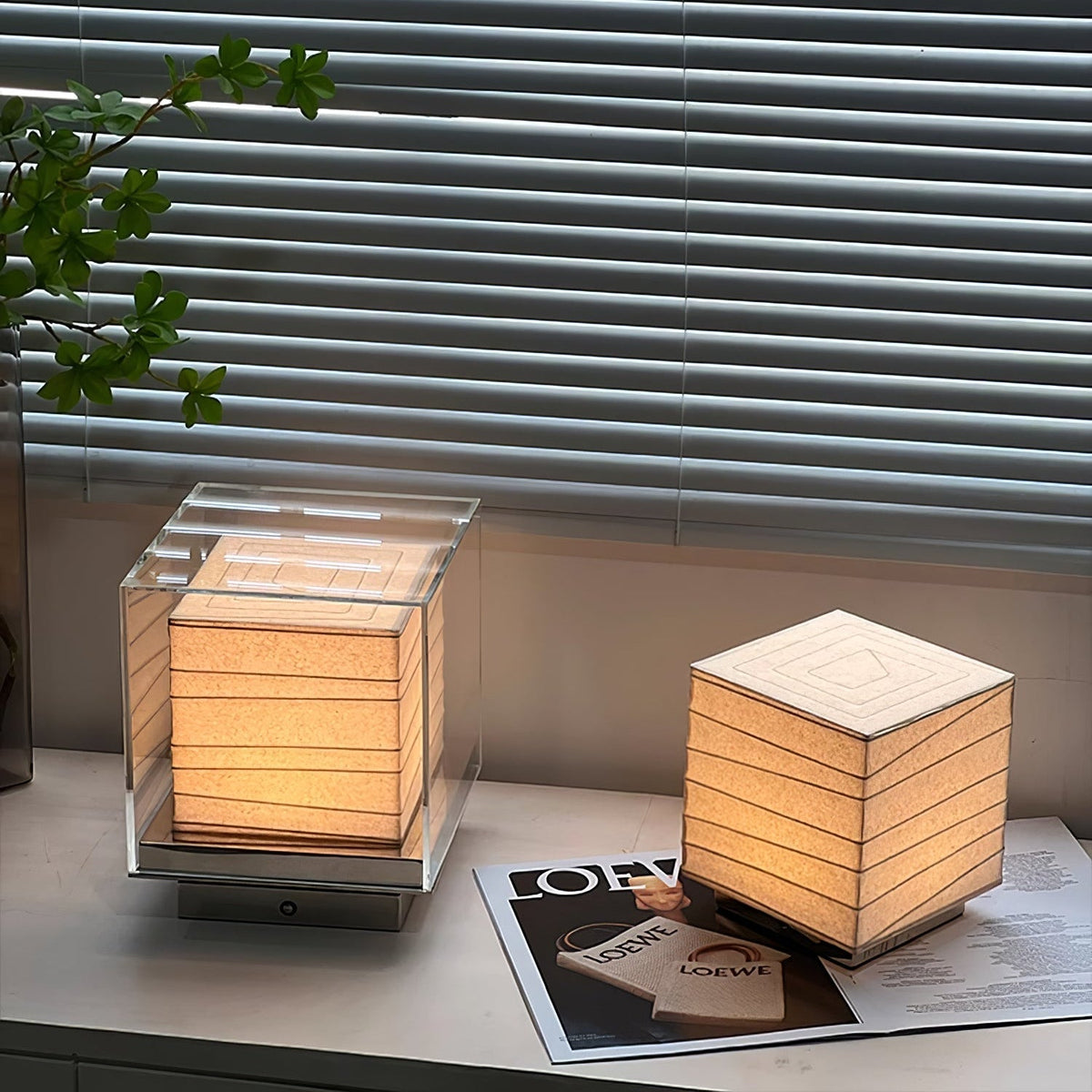 Pryn Cube lampă de masă