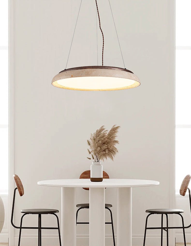 Aeron travertin Lunar Halo lampă suspendată