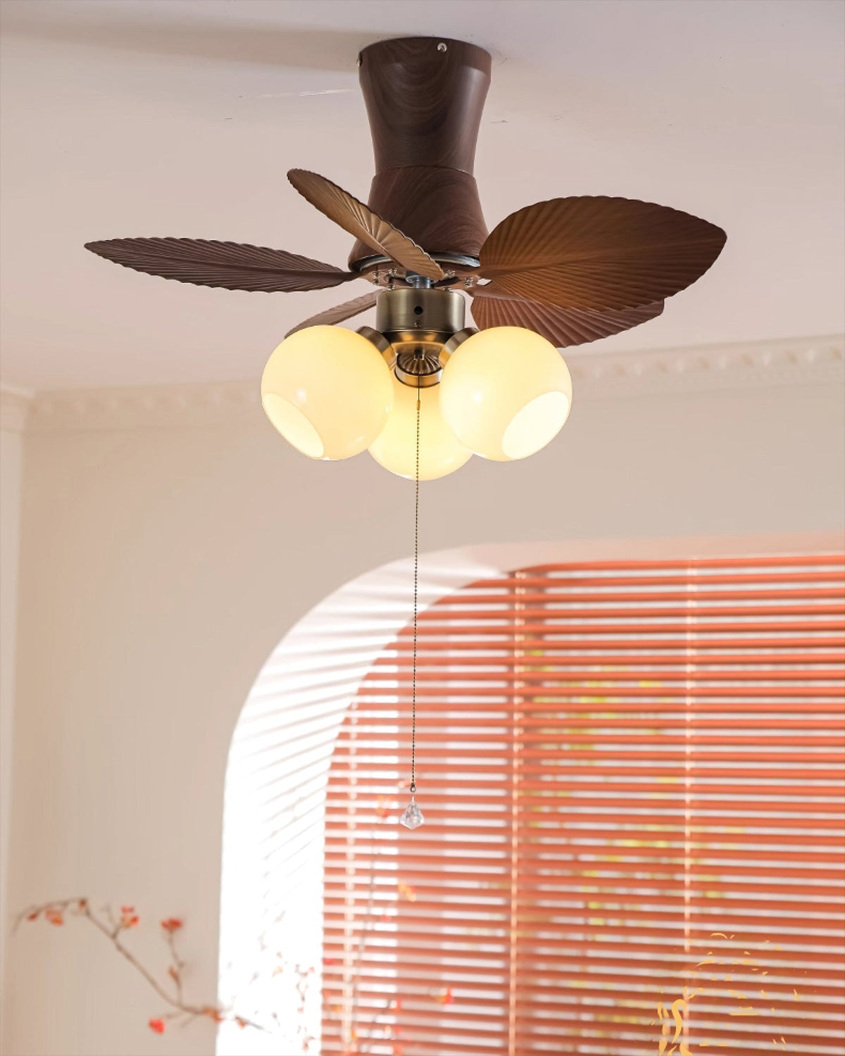 Malibu ventilator de tavan cu lumină