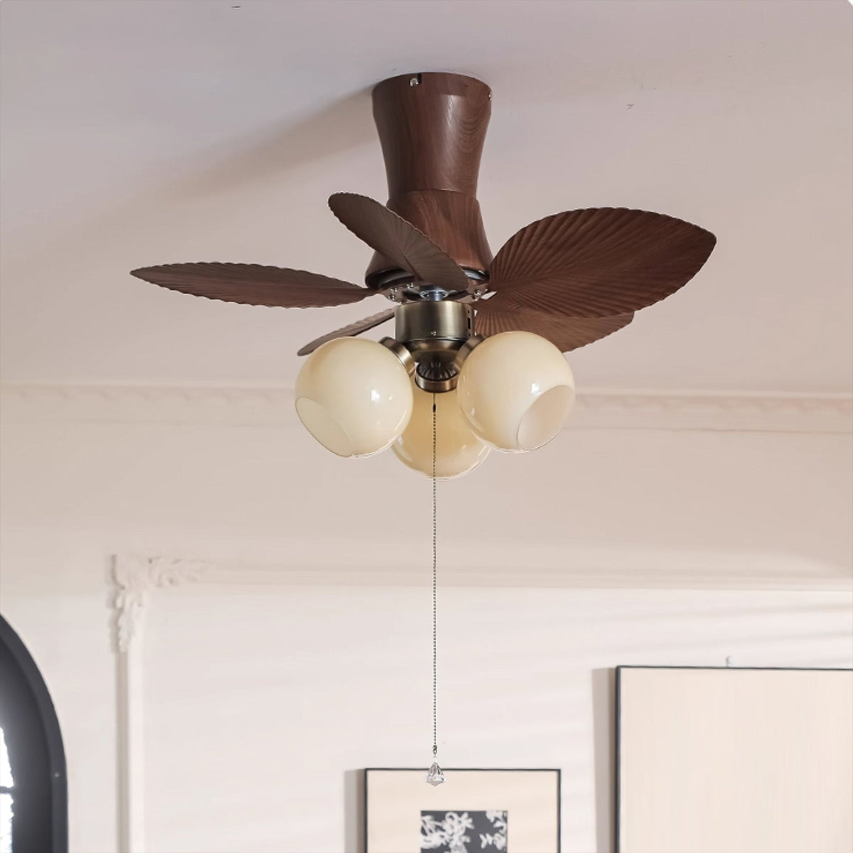 Malibu ventilator de tavan cu lumină
