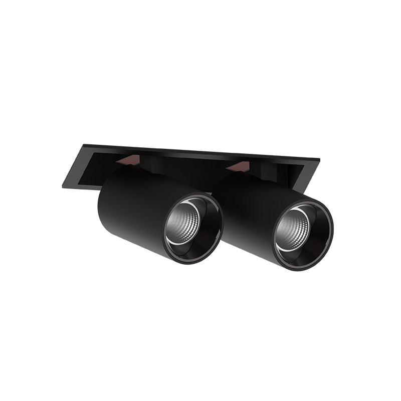 Dia lampă de tavan Spotlight negru pentru living