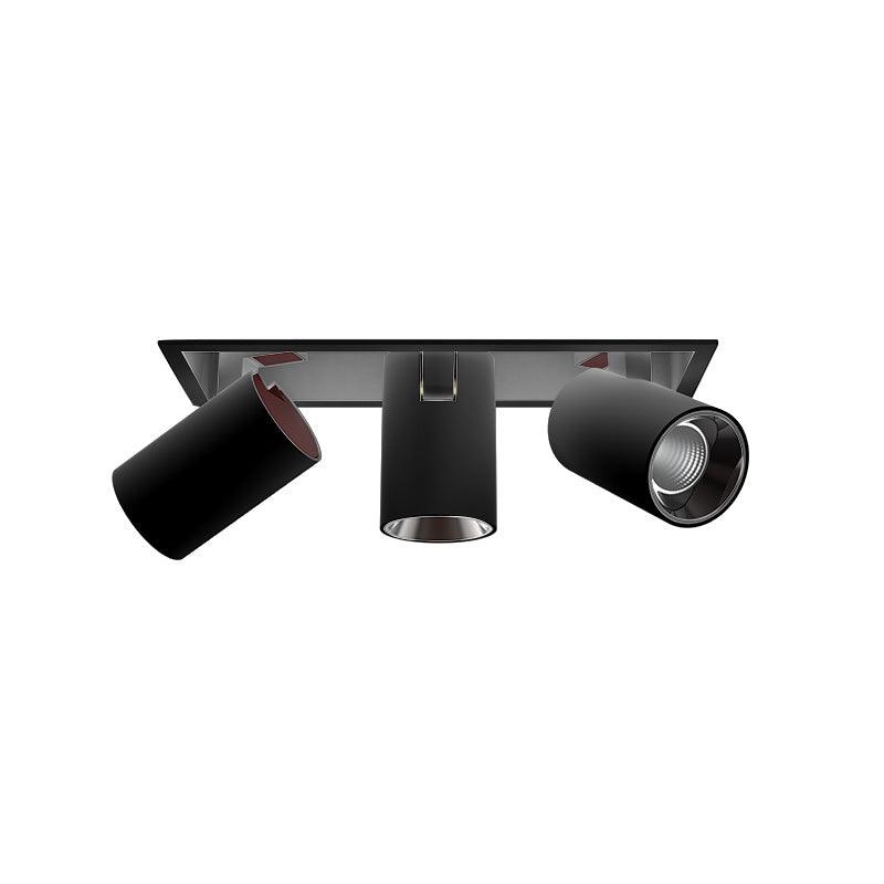Dia lampă de tavan Spotlight negru pentru living