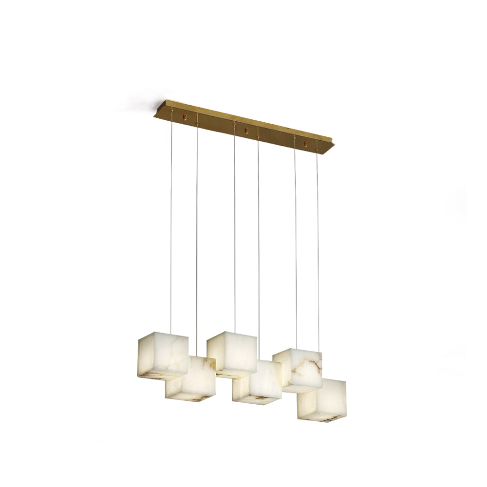 Candelabru din alabastru Box Cubic Elegance