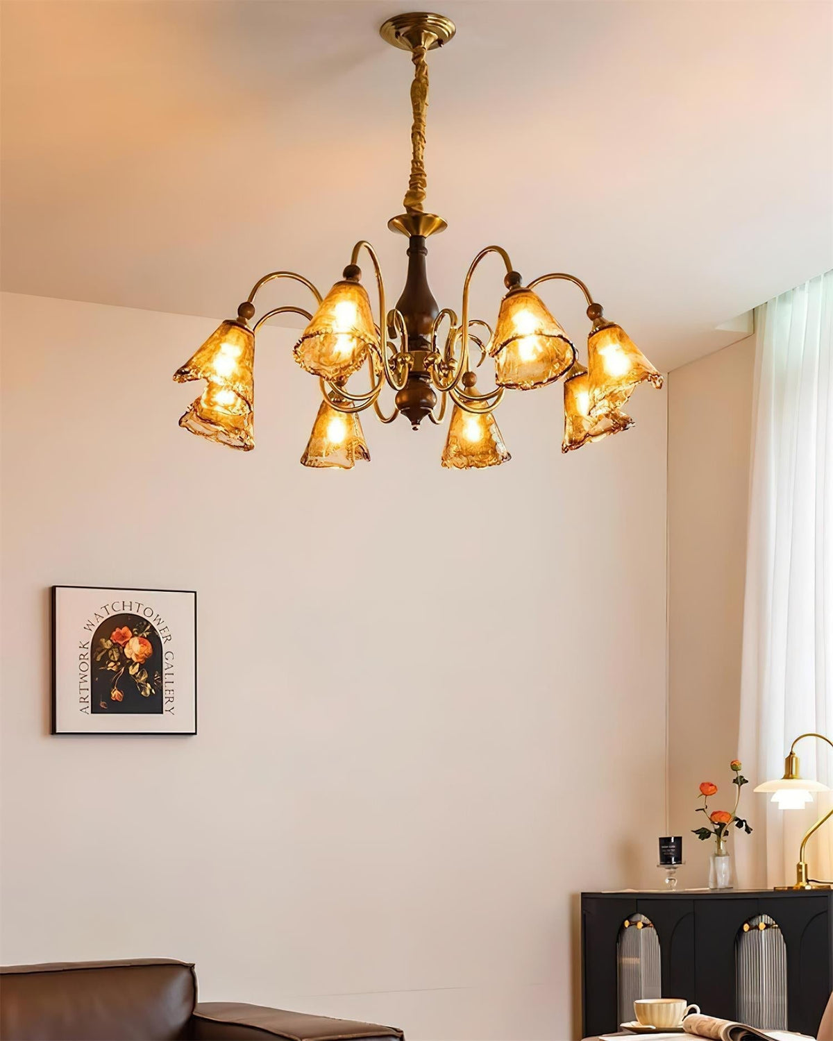 Amber-Bloom candelabru