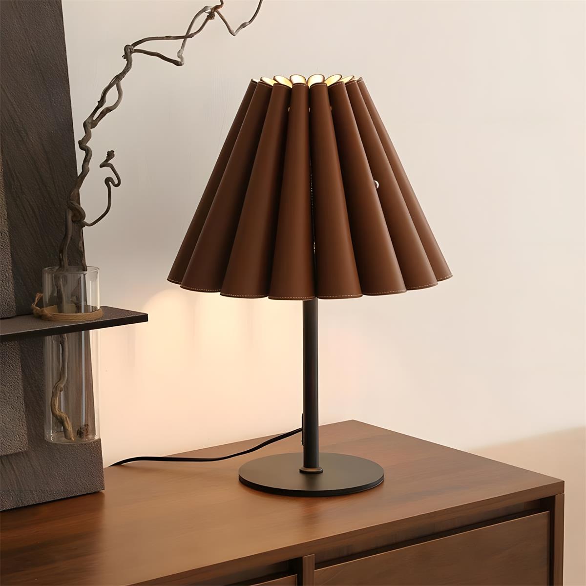 Laurel lampă de masă plisată