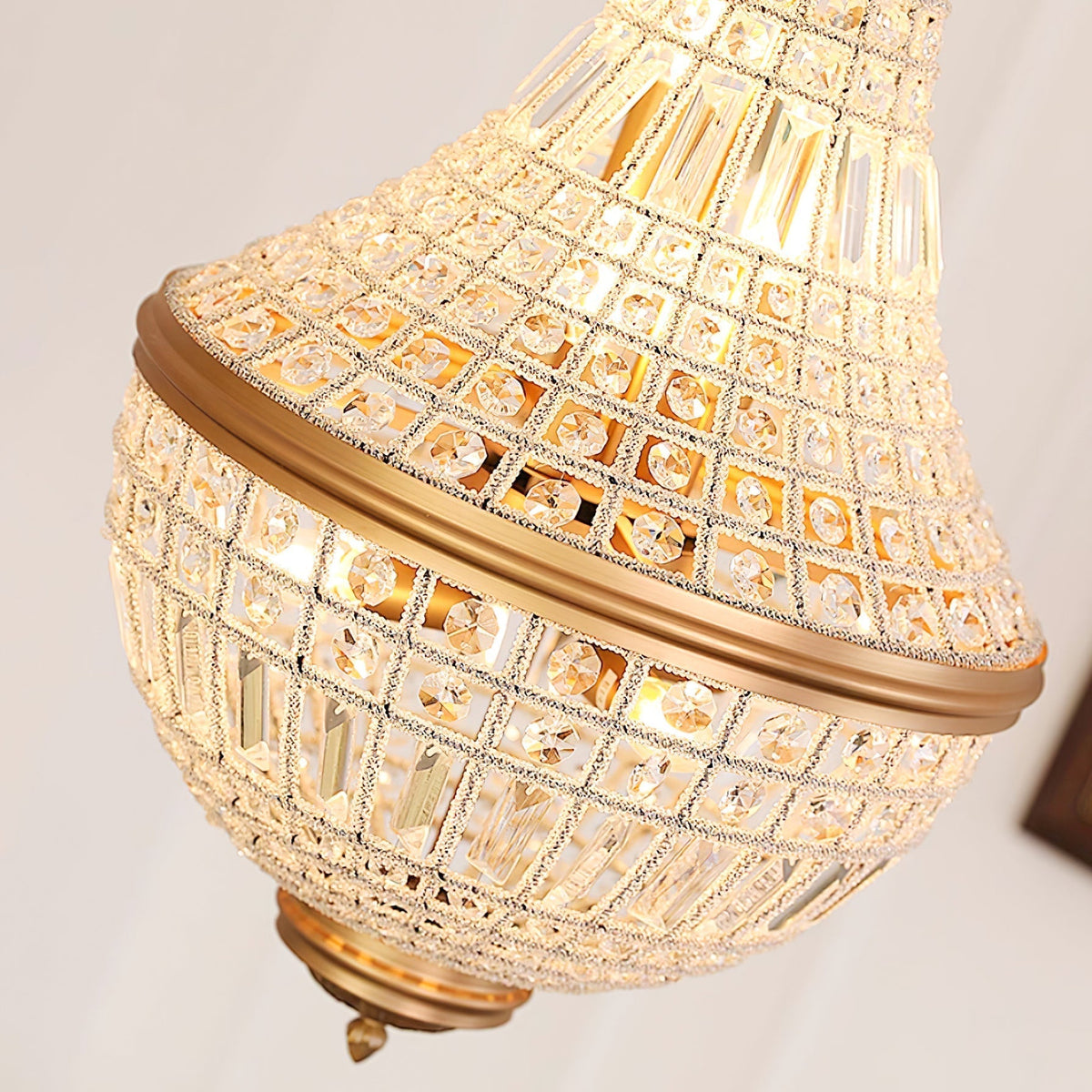 Auristella candelabru din cristal