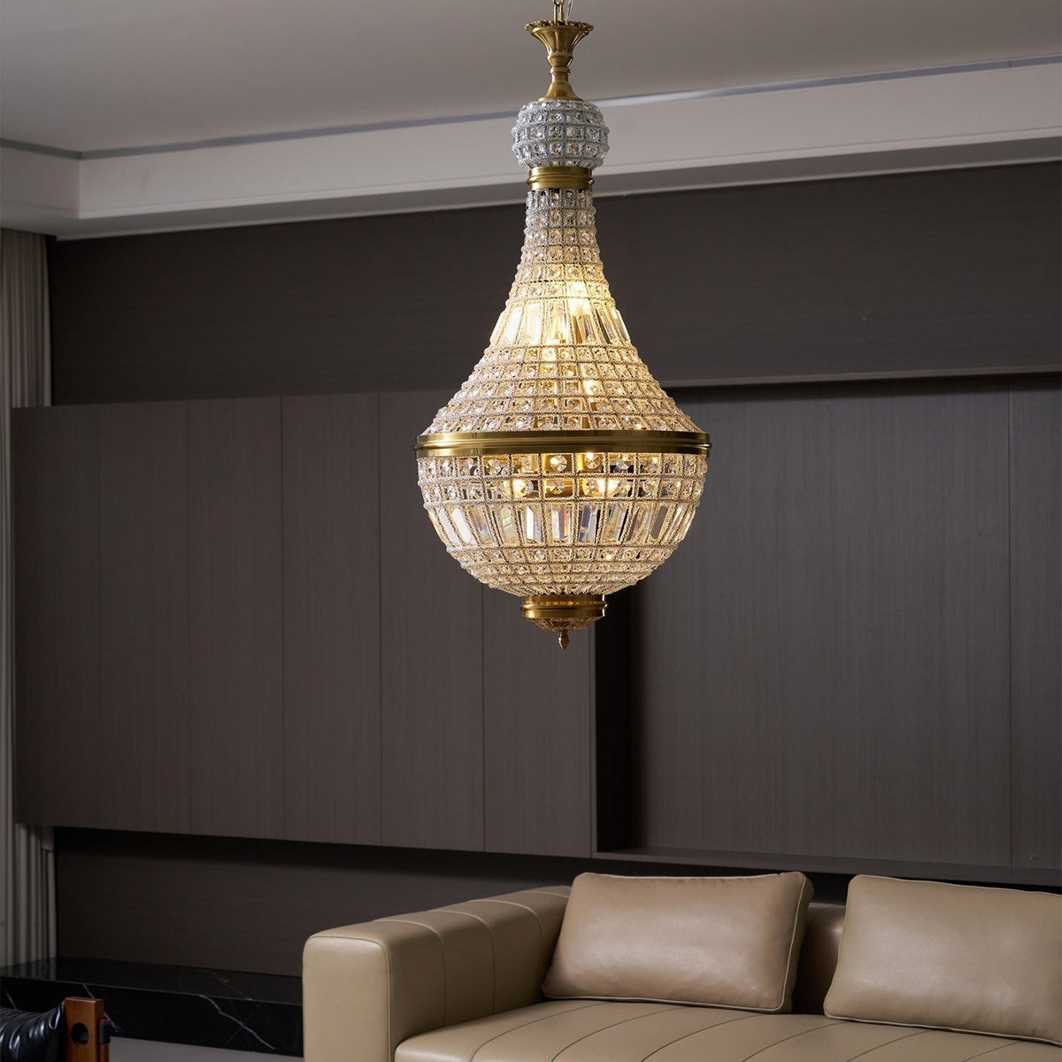 Auristella candelabru din cristal