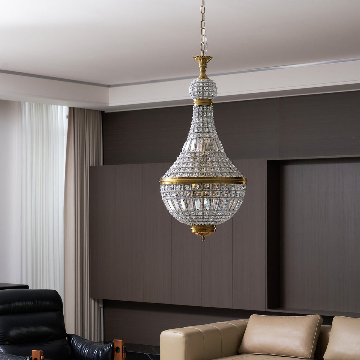 Auristella candelabru din cristal