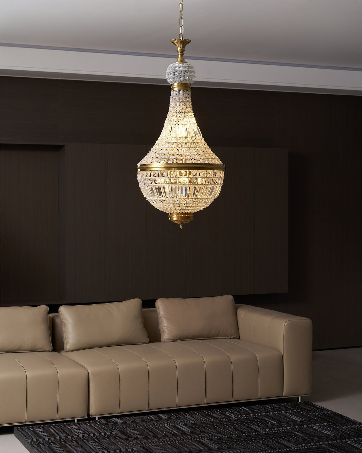 Auristella candelabru din cristal