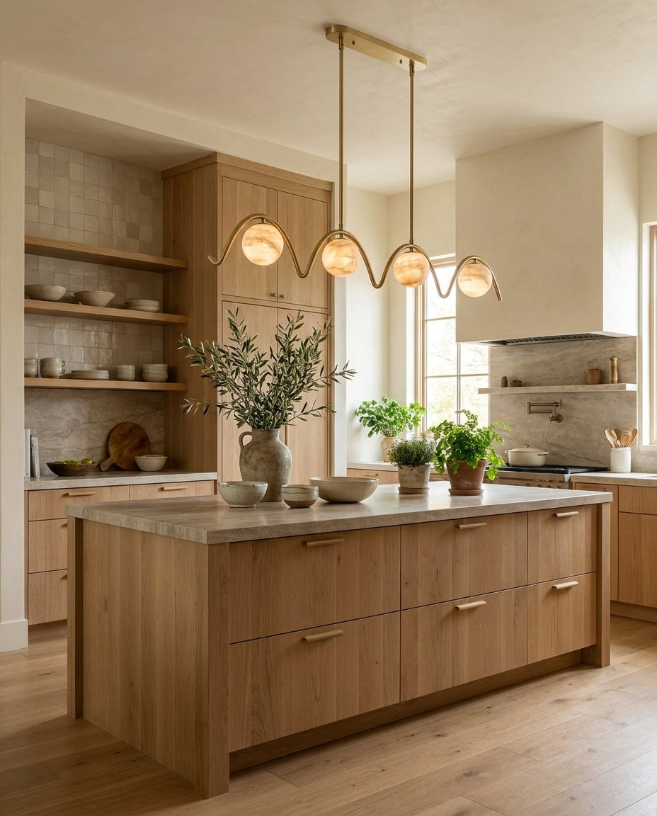 Everford candelabru din alabastru