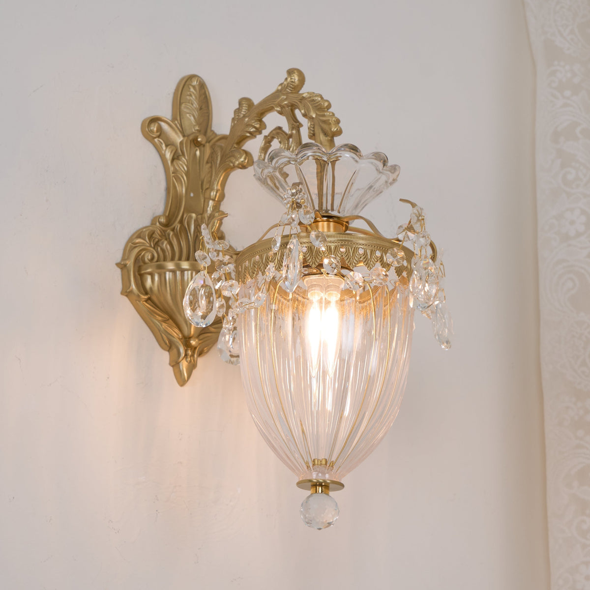 Vireon aplică de Perete aurie Dublă modernă