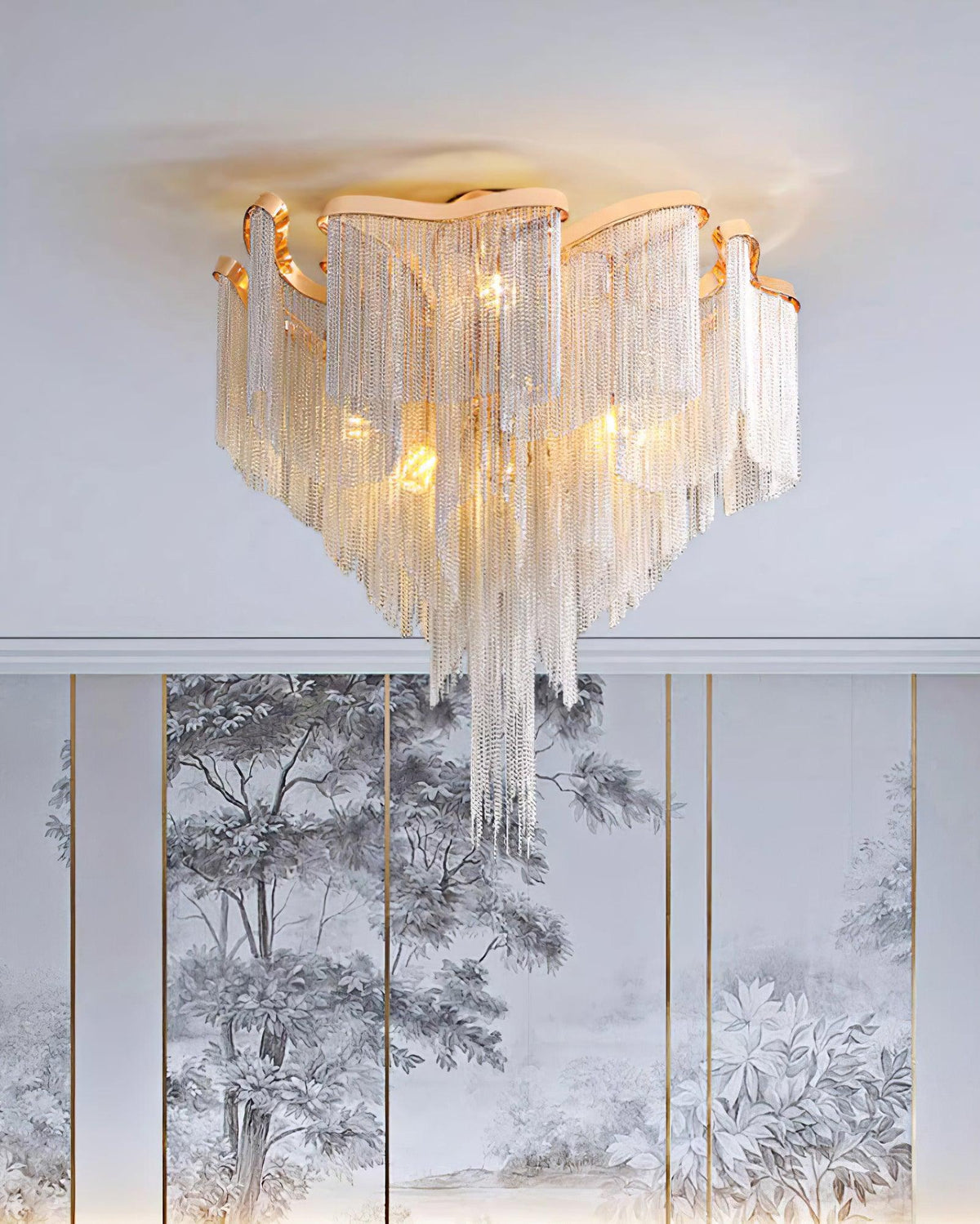Mevrin lampă de tavan modern Tassel Art