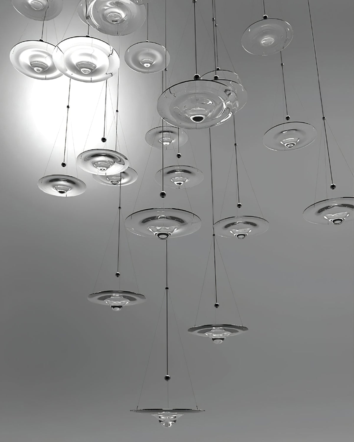 Aurivine lampă suspendată minimalistă din alamă