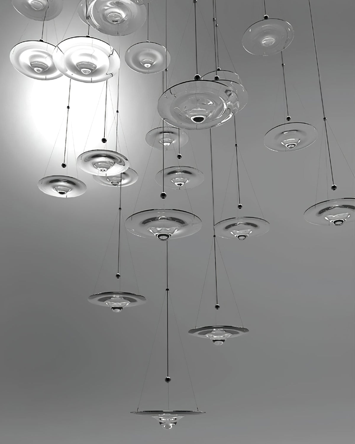 Aurivine lampă suspendată minimalistă din alamă
