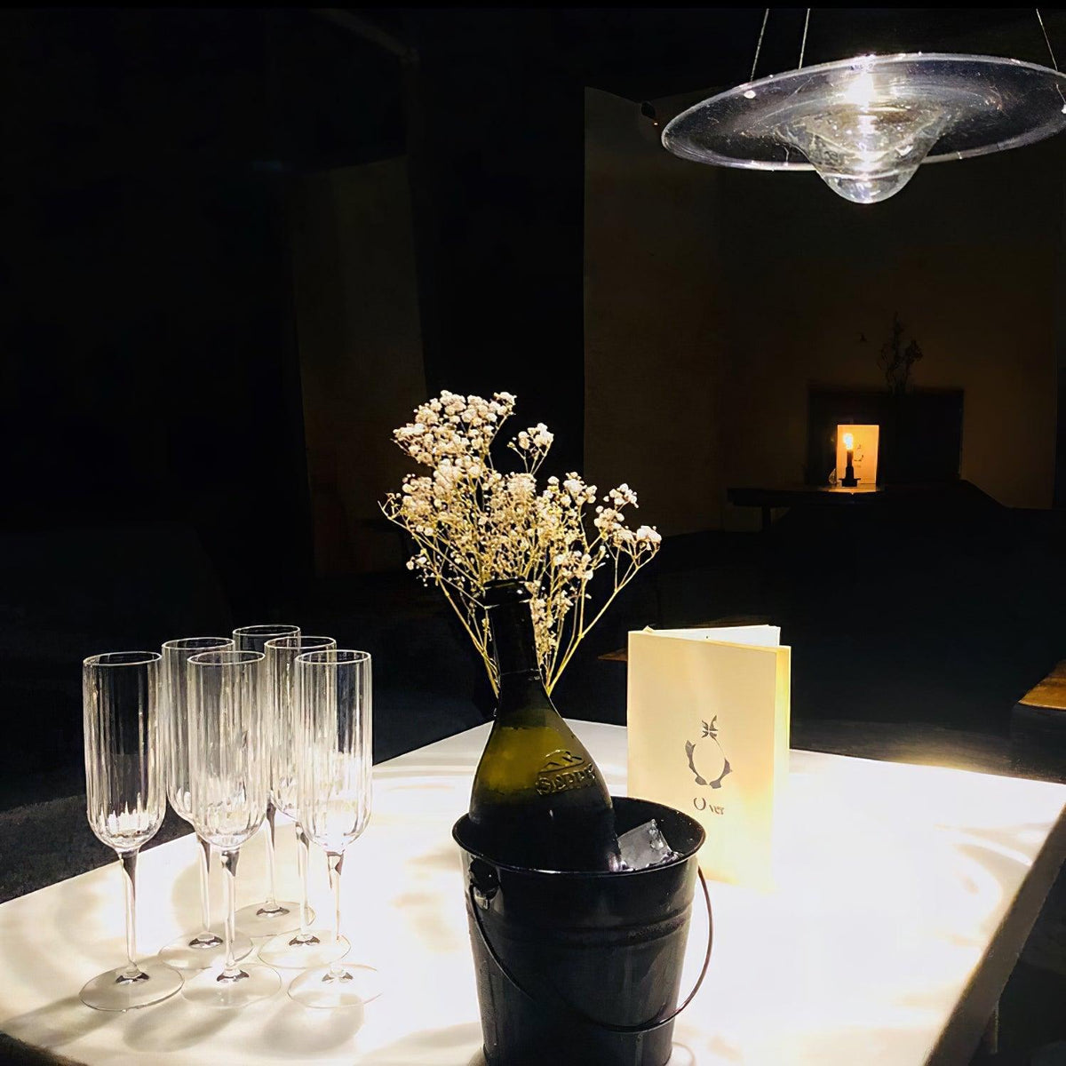 Aurivine lampă suspendată minimalistă din alamă