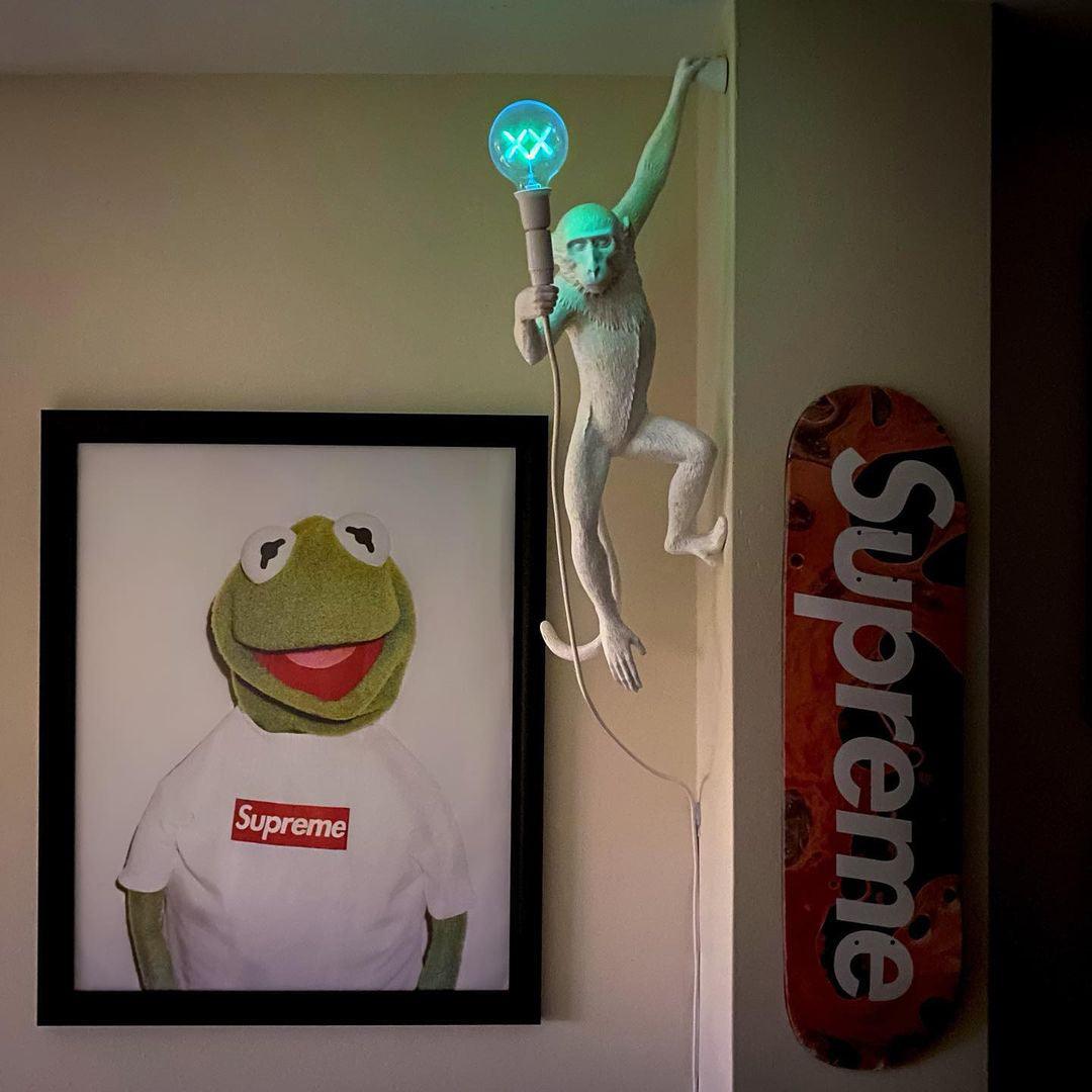Bnx Art unic Monkey Rășină aplică de Perete