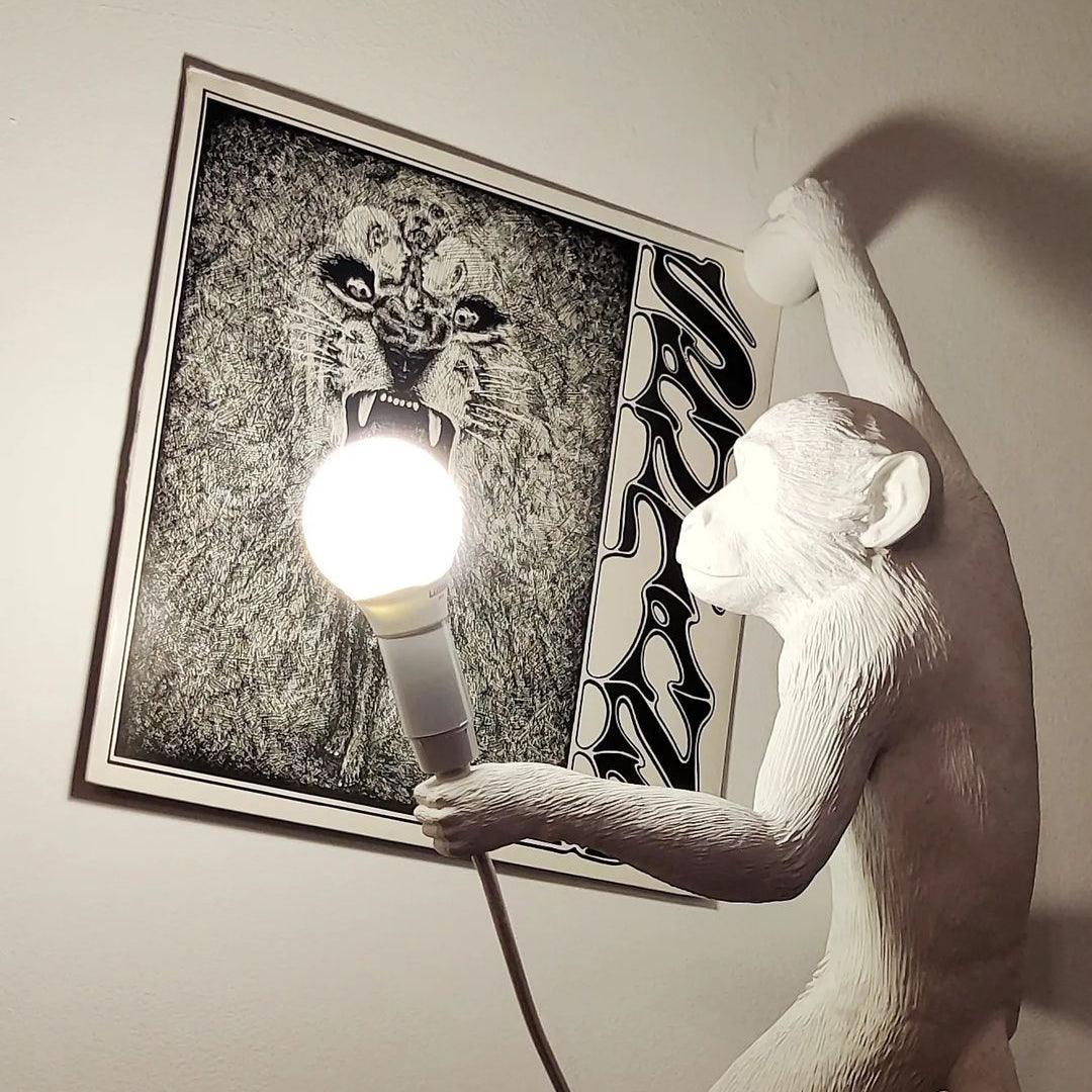 Bnx Art unic Monkey Rășină aplică de Perete
