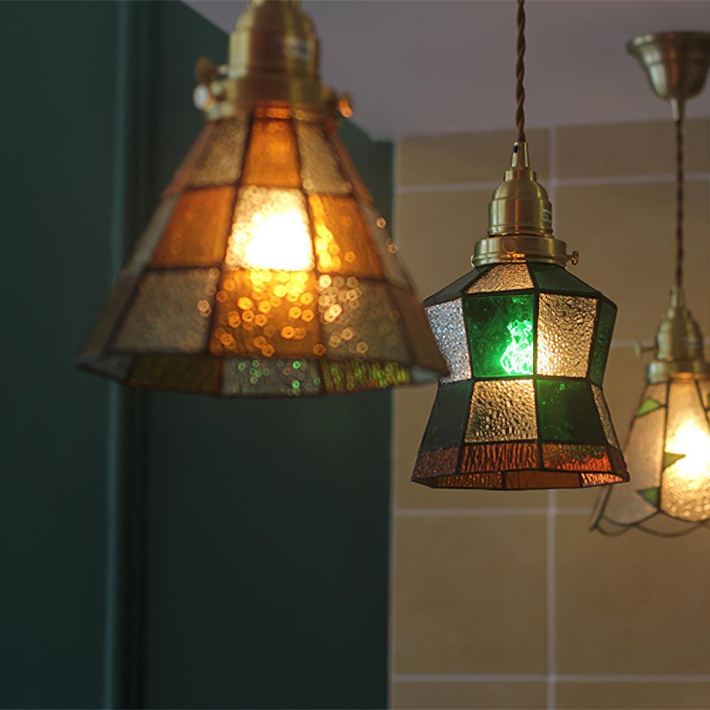 Livel lampă suspendată luxoasă din alamă