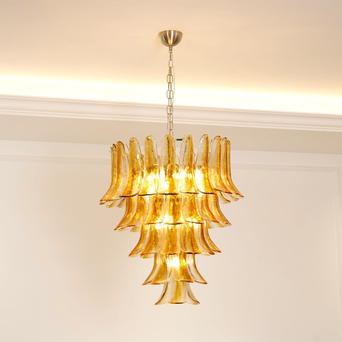 Kelly candelabru din sticlă Murano