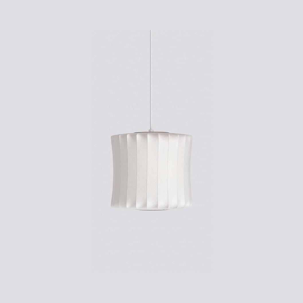 Bis lampă suspendată din mătase și oțel