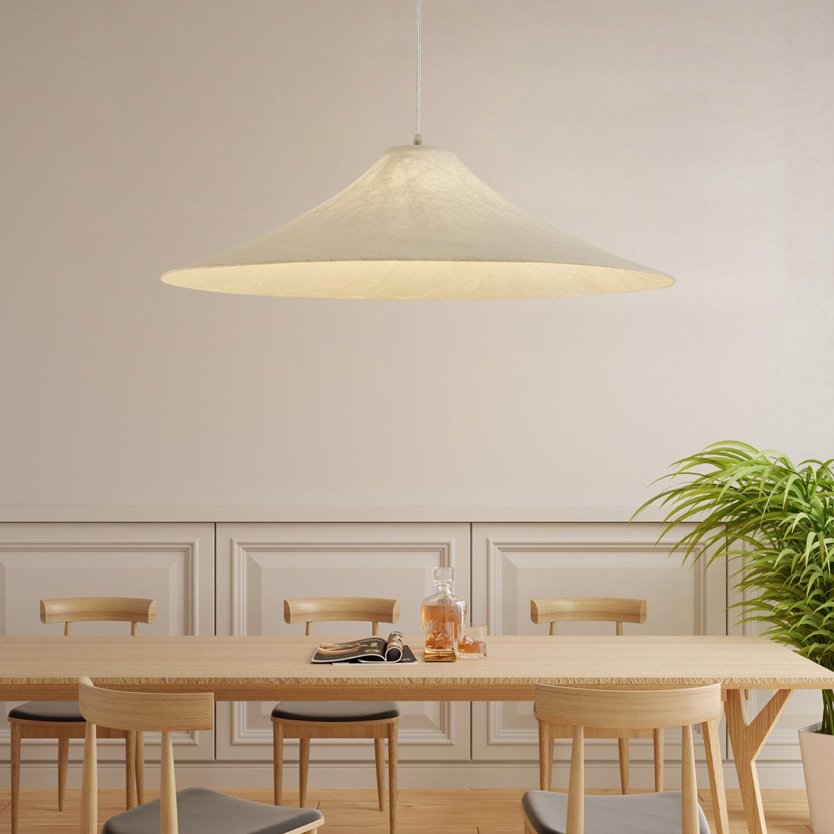 Abbotswell lampă suspendată modernă minimalistă naturală