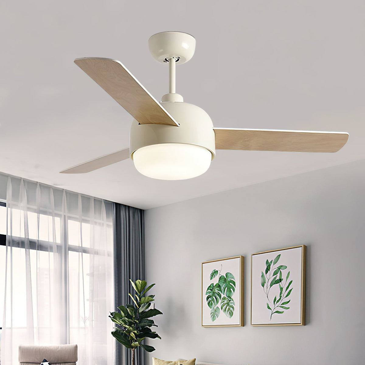 Cirareon ventilator de tavan cu lumină