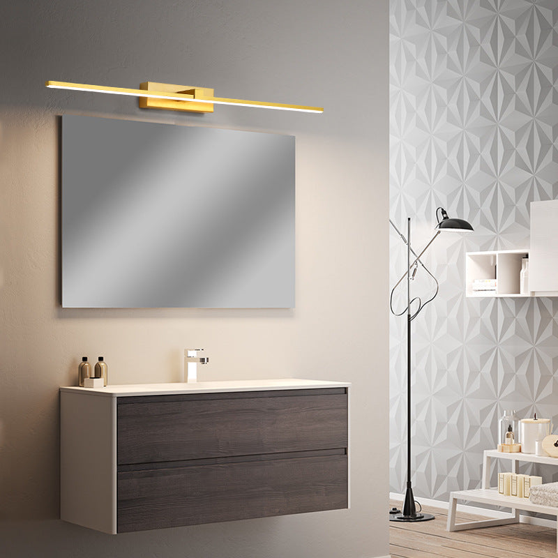 Arisha modern Arc aplică de perete cu oglindă frontală, Argintiu, metal