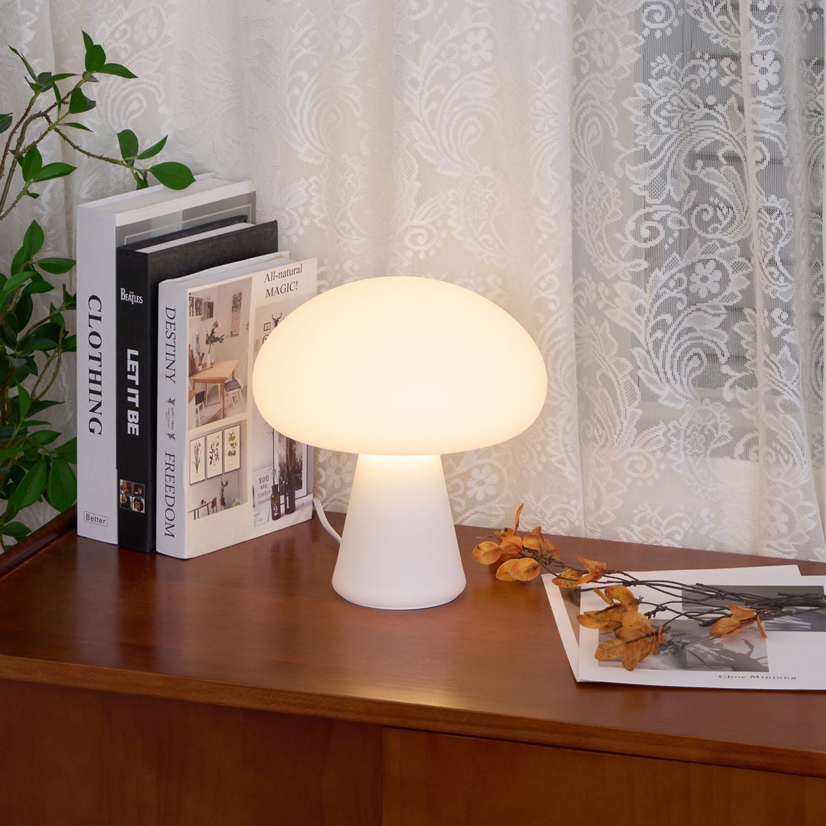 Ombra lampă de masă din sticlă, jucăușă