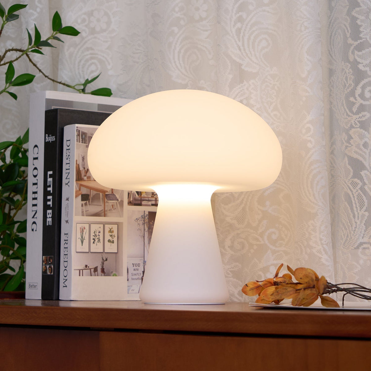 Ombra lampă de masă din sticlă, jucăușă