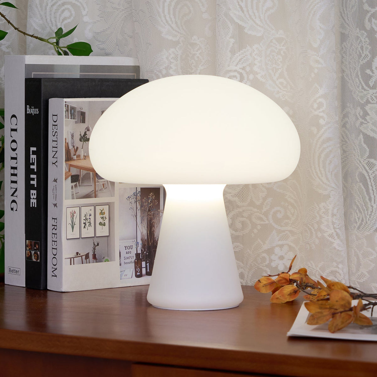 Ombra lampă de masă din sticlă, jucăușă