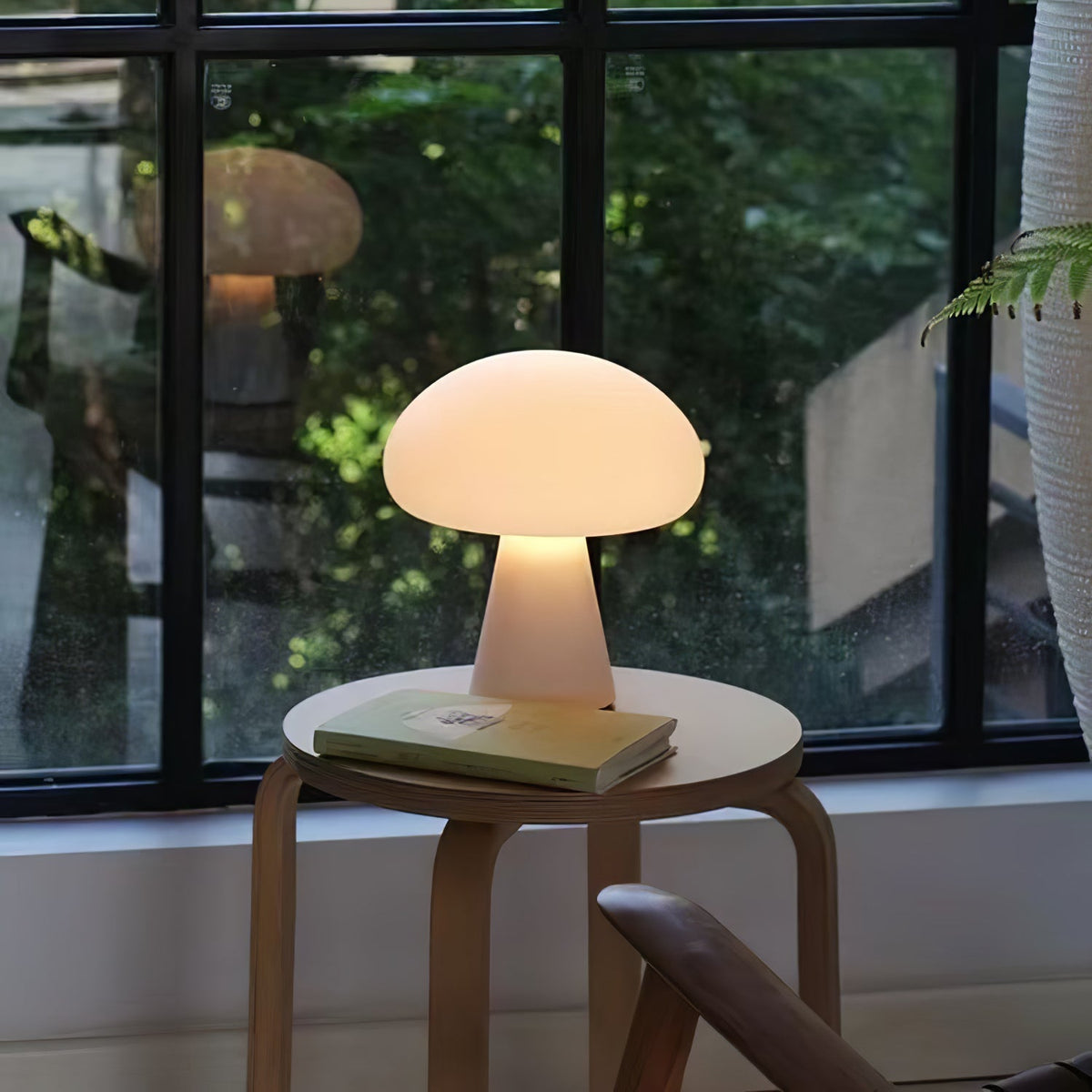 Ombra lampă de masă din sticlă, jucăușă