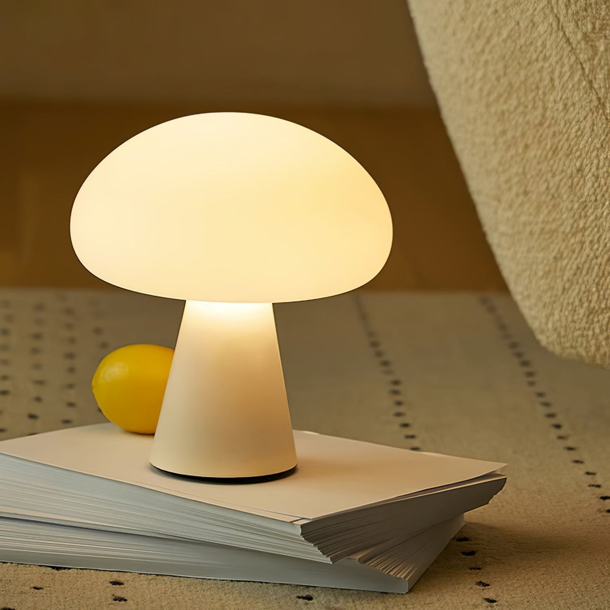 Ombra lampă de masă din sticlă, jucăușă