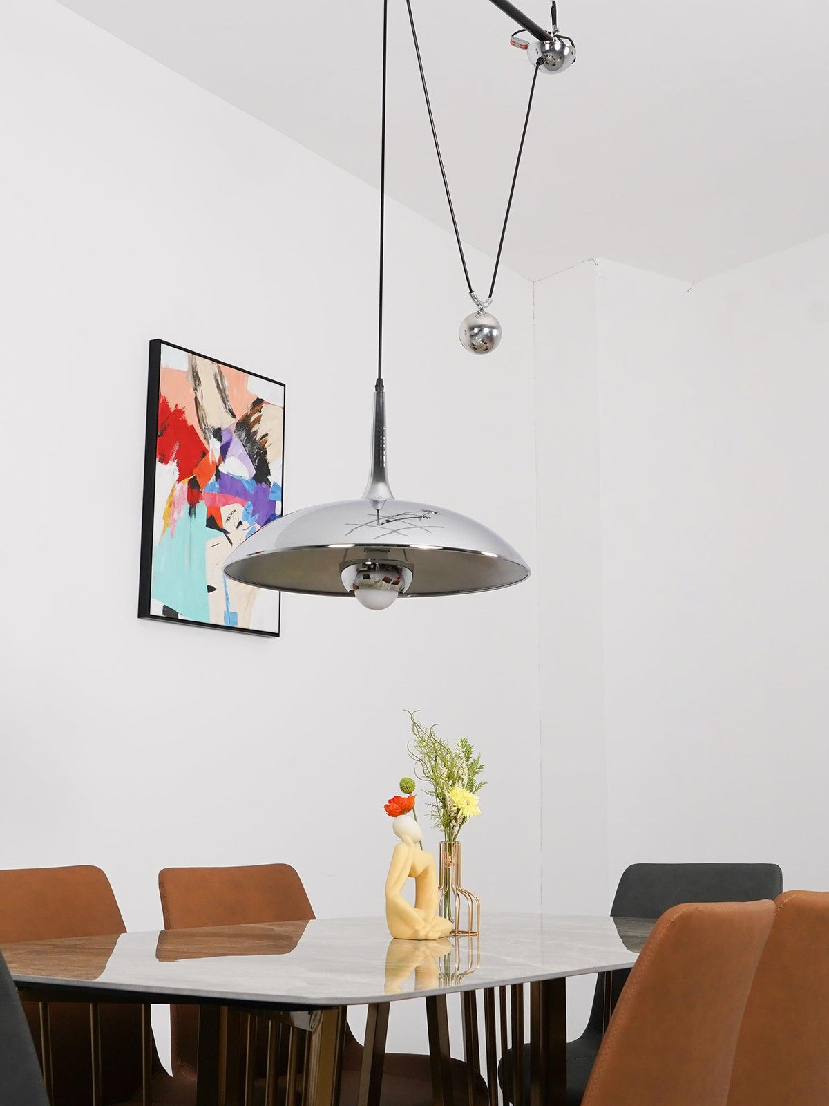 Virainenne lampă suspendată, reglabilă, pentru living