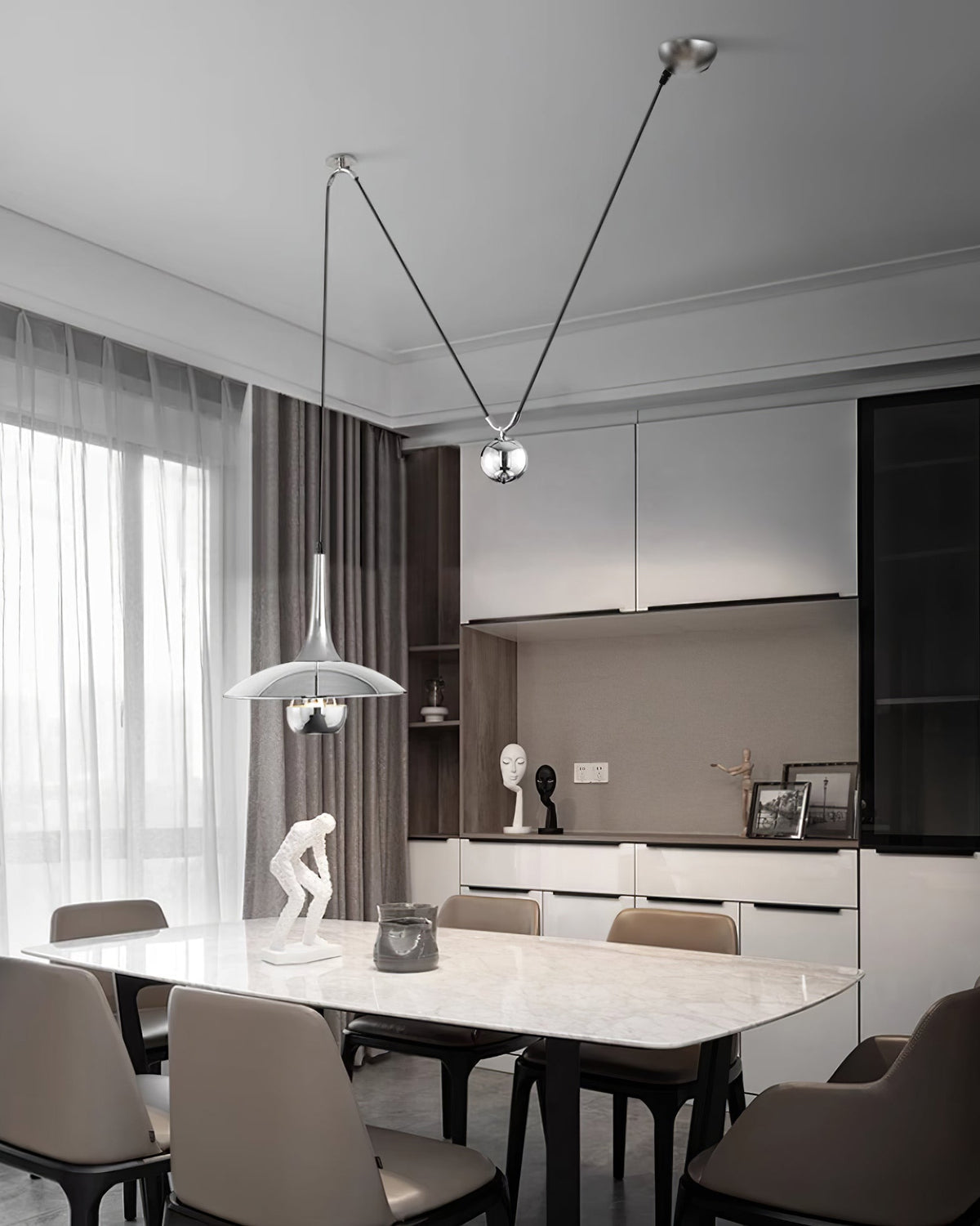 Virainenne lampă suspendată, reglabilă, pentru living
