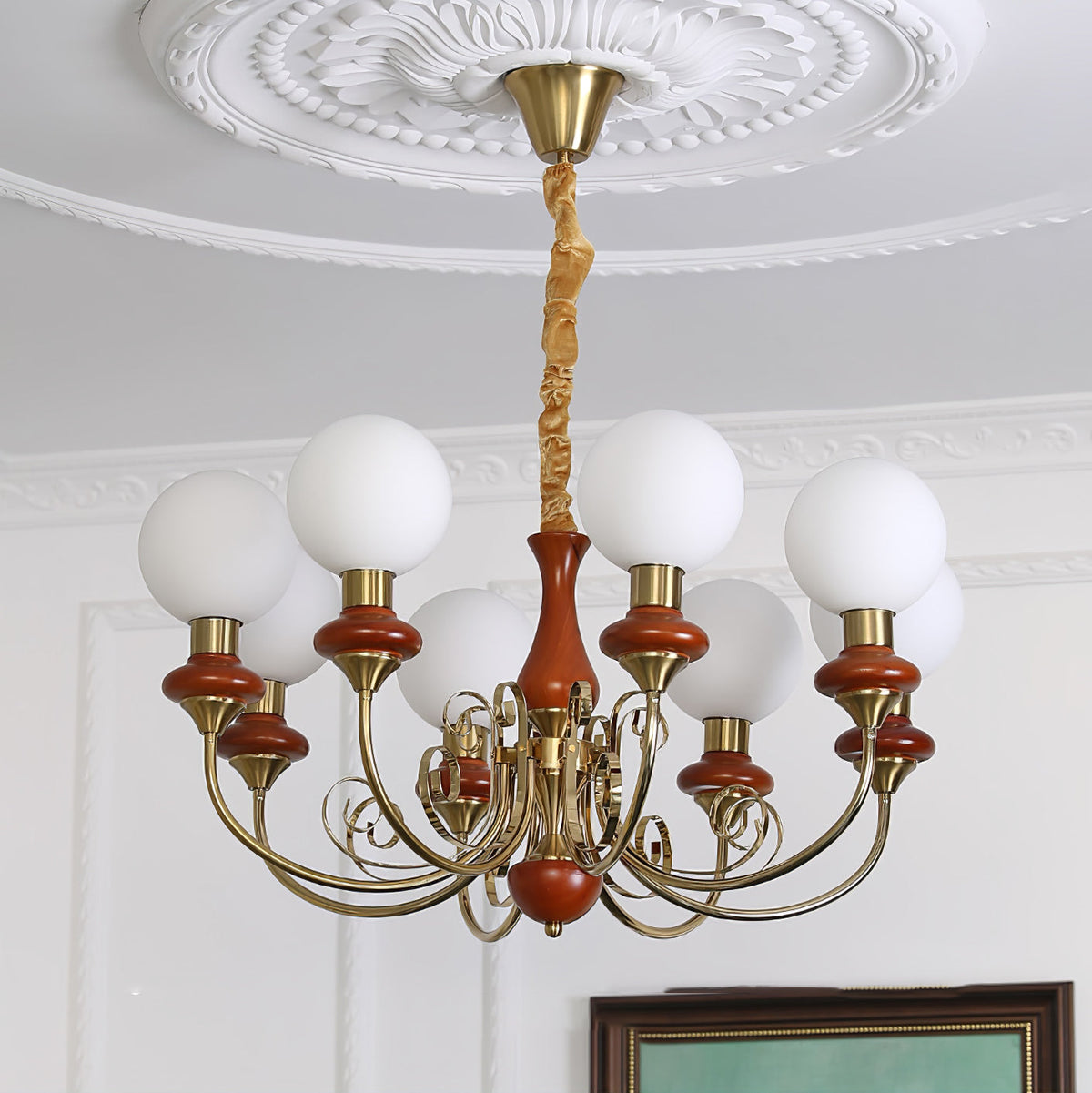 Evanthe candelabru din sticlă