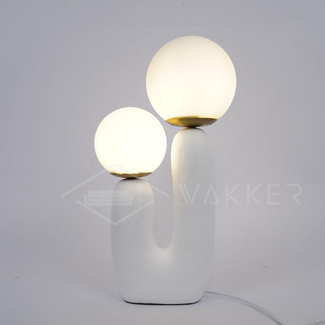 Elyrain lampă de masă din rășină, artistică