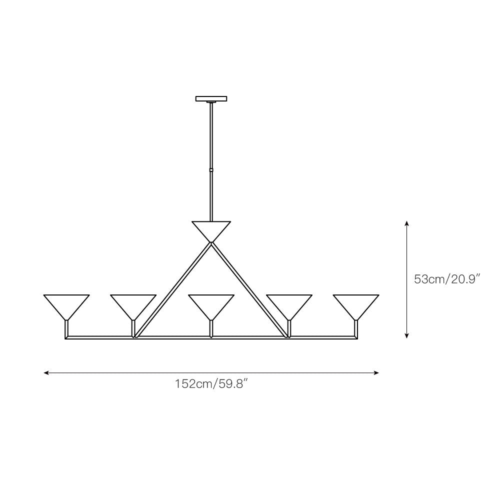 Ulveleth candelabru liniar