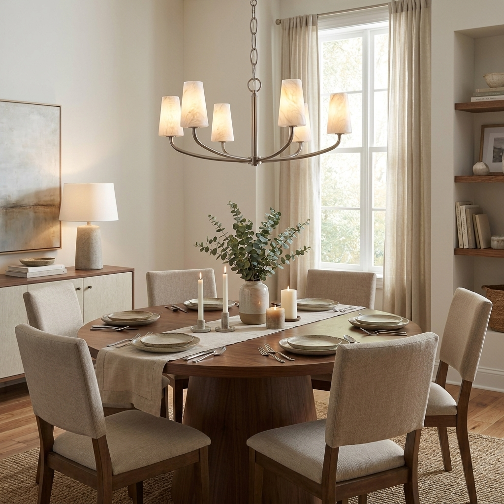 Norford candelabru din alabastru