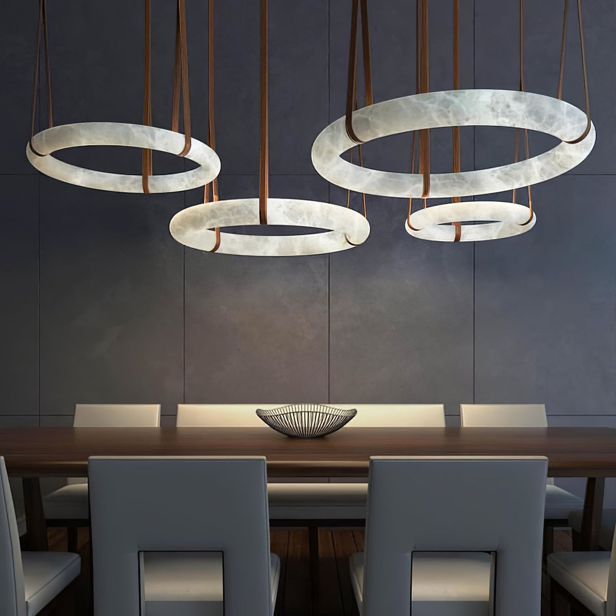 Tarys Candelabre alabastru Varianta cu Curea de Piele B